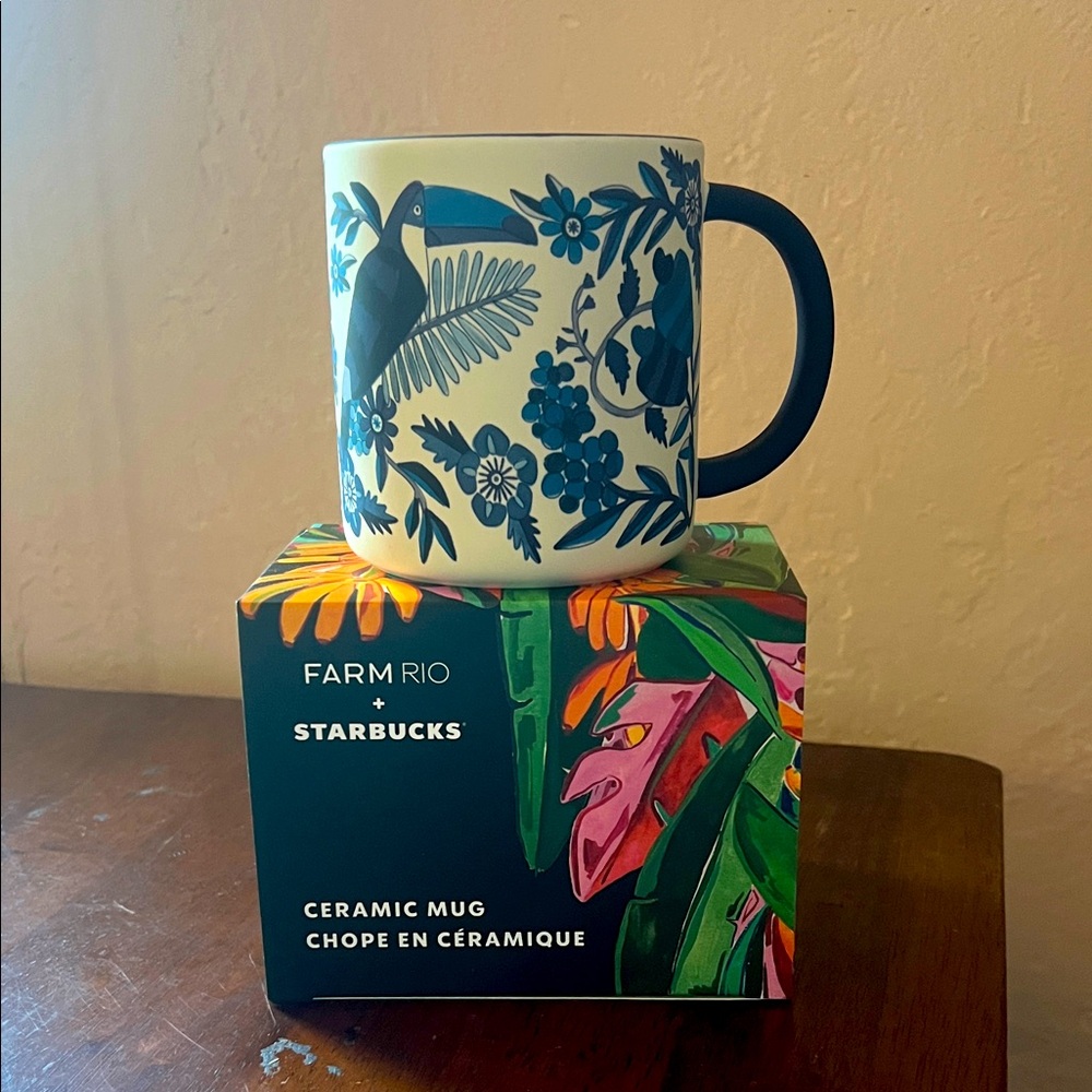 FARM Rio Blue Ceramic Mug - Picture 2 of 3